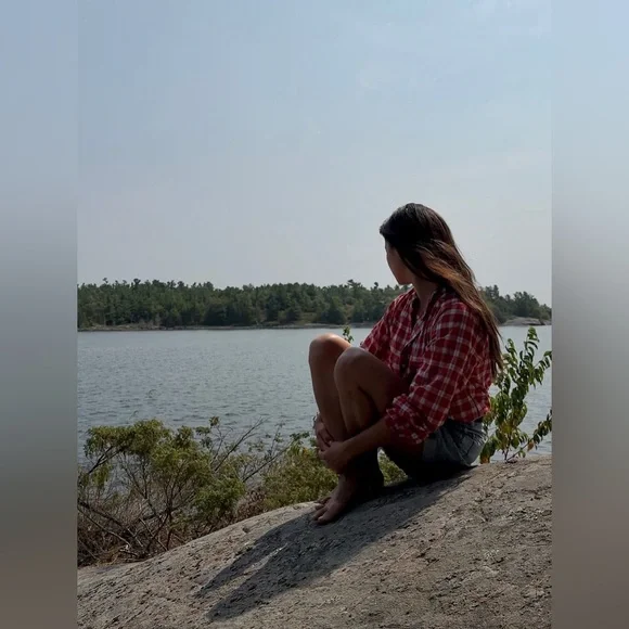 DÔEN Holde Top In Alsace Plaid | Size S | Like New - Picture 11 of 16